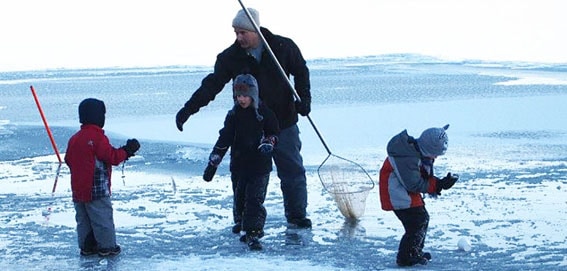 Ice Fishing on Southeast Idaho lakes and reservoirs