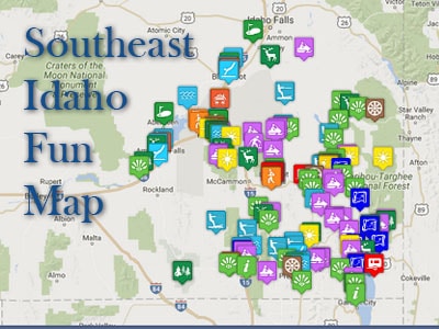 Southeast Idaho Recreation Map