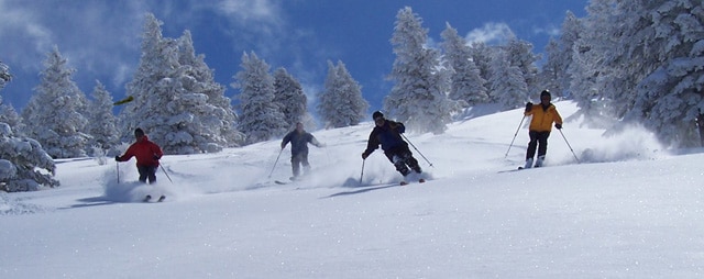 Skiing and Snowboarding at Pebble Creek Ski Area.