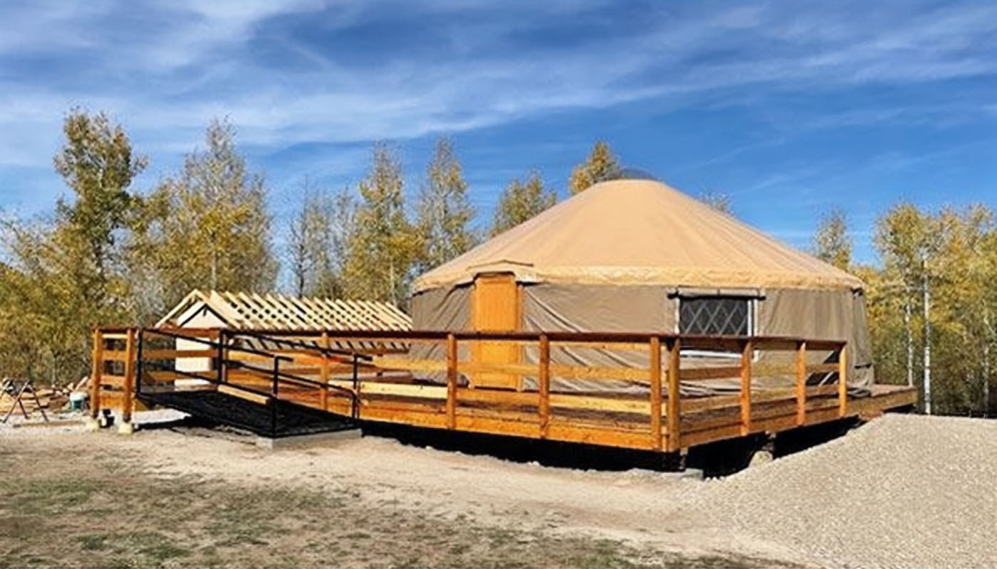 East Mink Creek Nordic Center Yurt near Pocatello Idaho