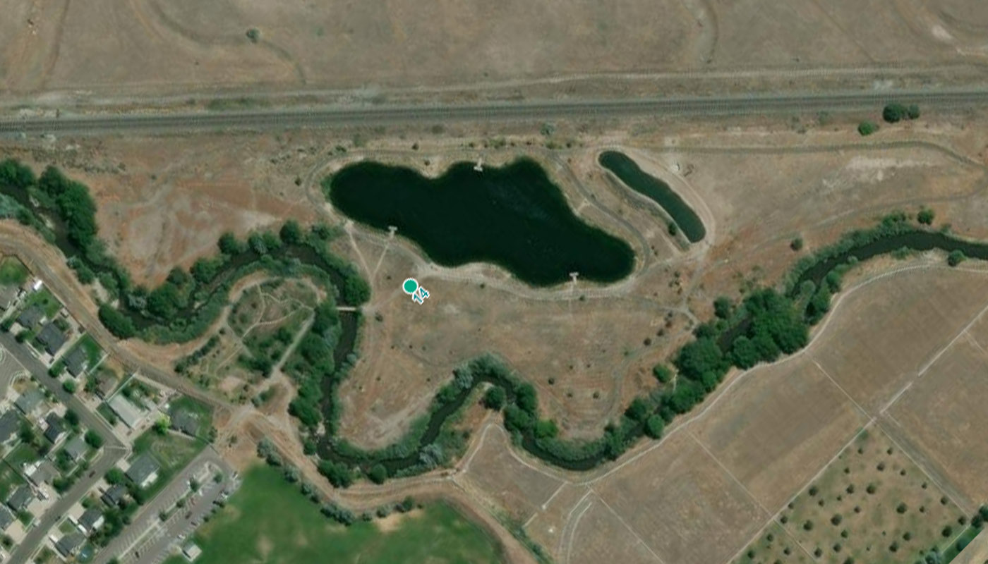 Edson Fichter Pond Fishing in Pocatello Idaho Birding and Fishing area