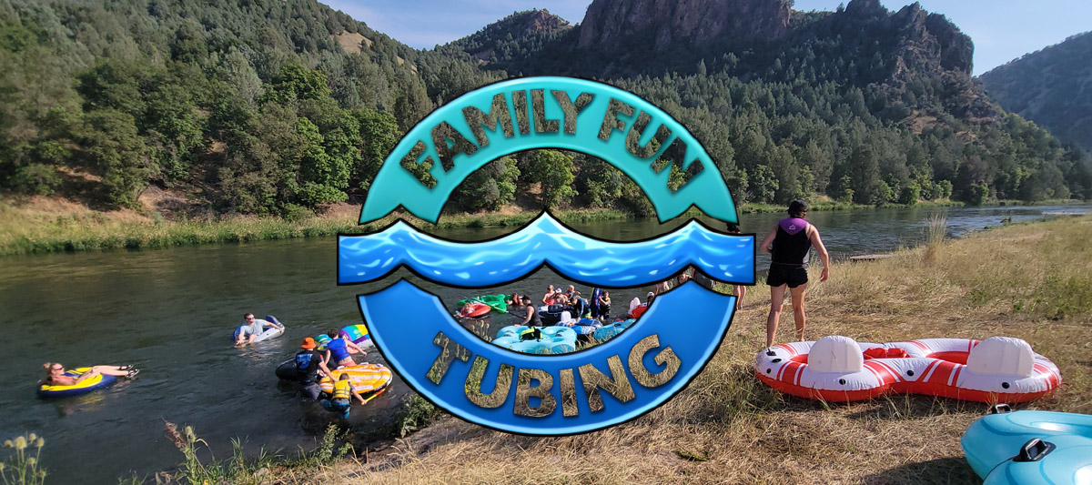 Family Fun Tubing near Preston Idaho Oneida Narrows