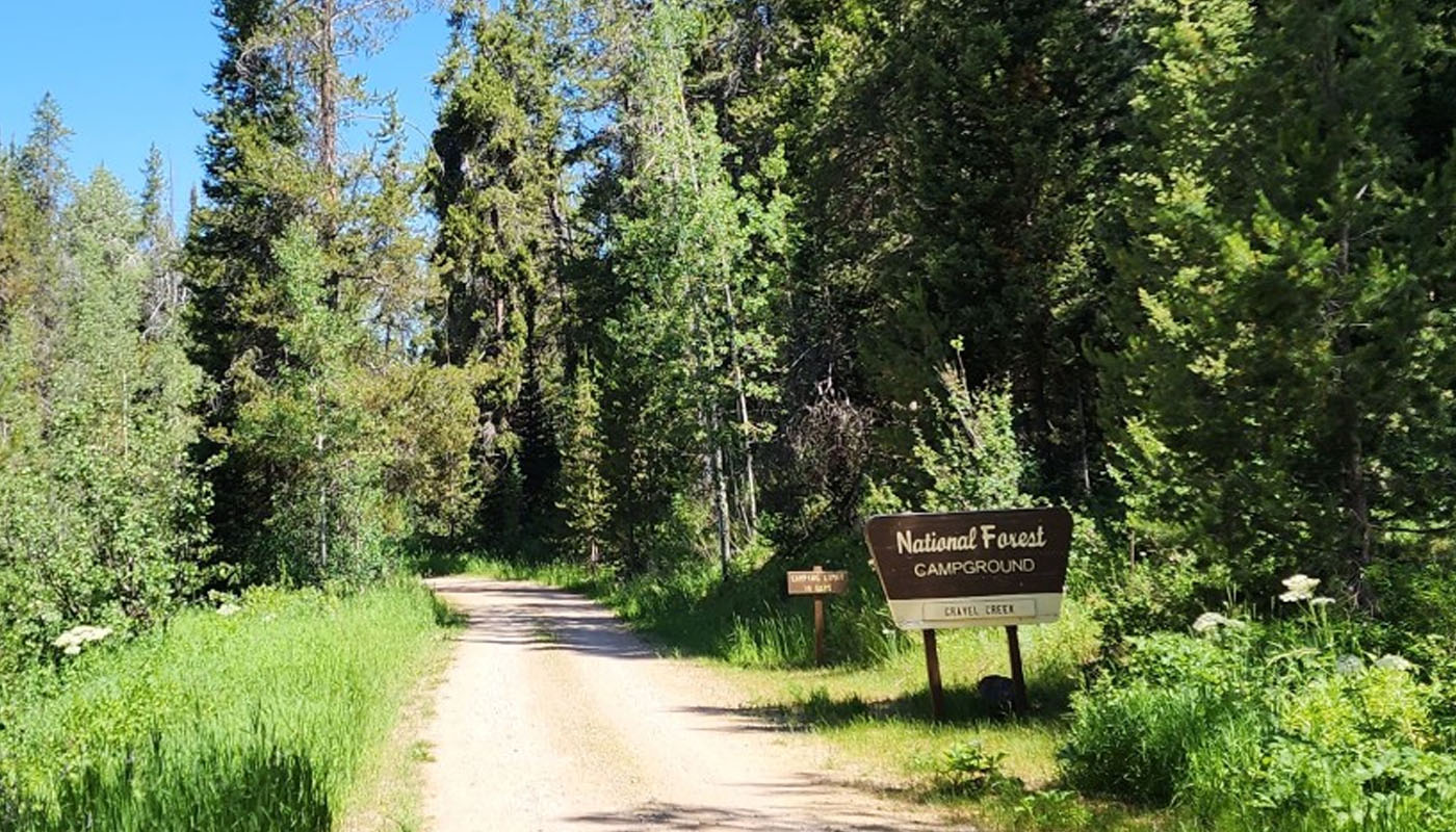 Gravel Creek Campground, Wayan, Idaho