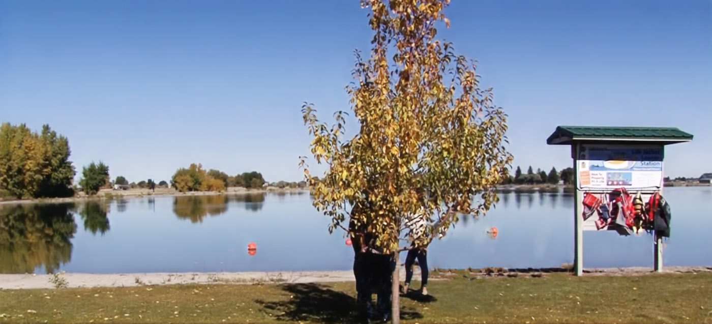 Jensen Grove Pond in Blackfoot Idaho