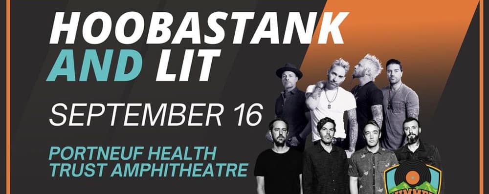 Lit & Hoobastank Live at Portneuf Health Trust Amphitheatre in Pocatello Idaho