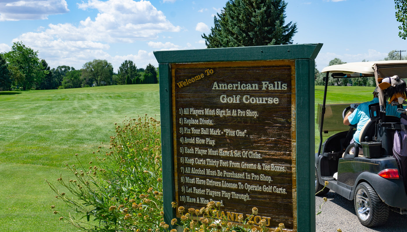American Falls Golf Course in Southeast Idaho