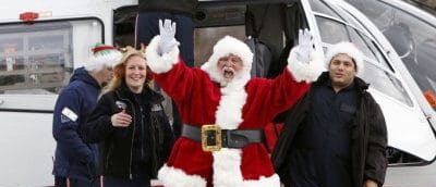 Santa arrives at American Falls Christmas Celebration