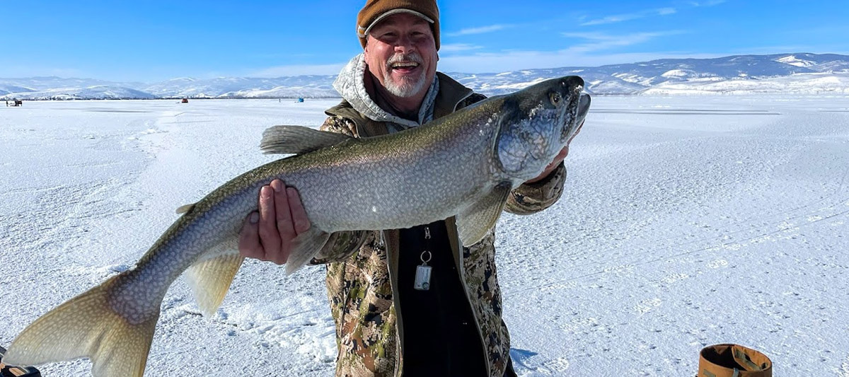Southeast Idaho Ice Fishing in Bear Lake