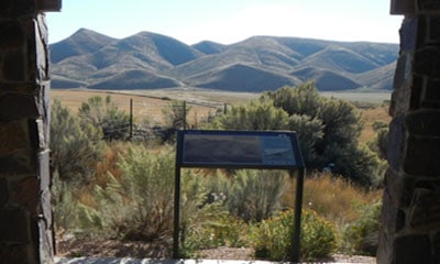 Big Hill Oregon Trail Portal marker near Montpelier Idaho