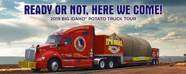 Big Idaho Potato Truck Tour in Blackfoot Idaho