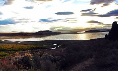 Blackfoot Reservoir in Idaho. Photo by