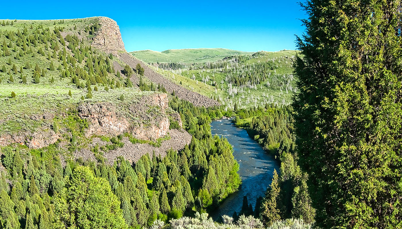 Blackfoot River Idaho by Ralph Maughan
