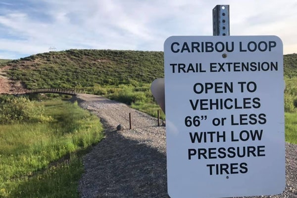 Caribou Loop Trail in Soda Springs Idaho