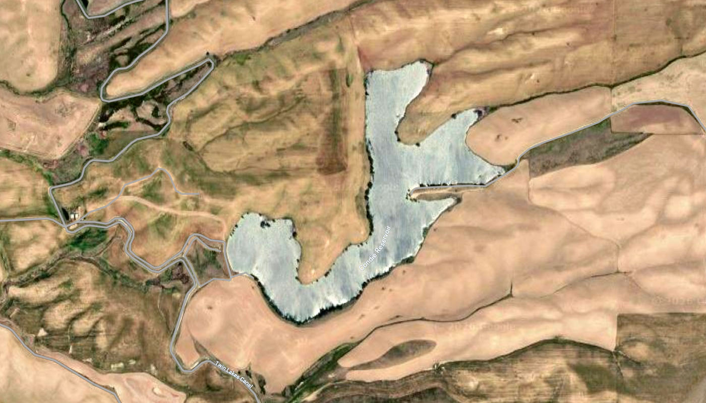 Condie Reservoir in Preston Idaho