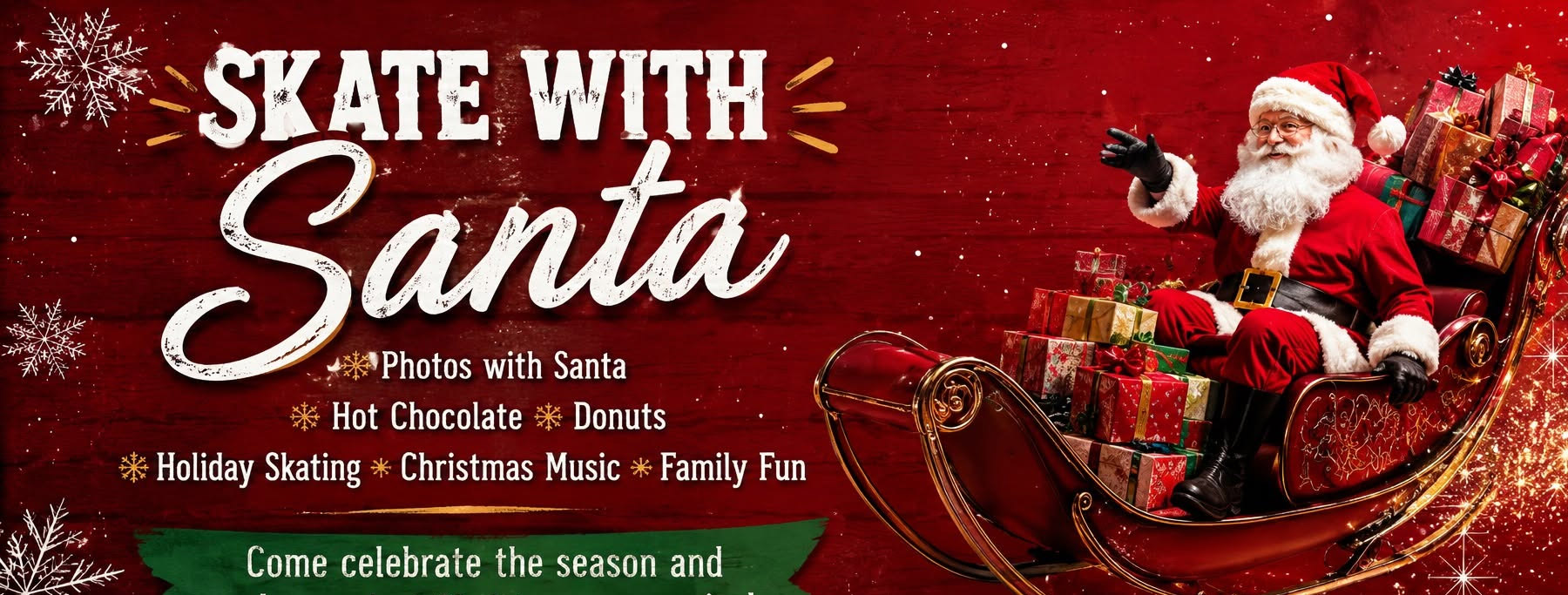 Skate with Santa at Deleta Skating in Pocatello Idaho