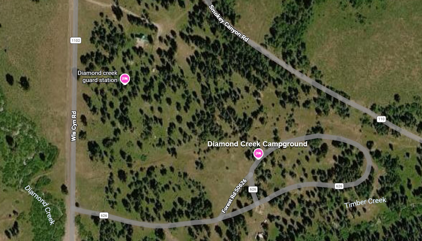 Diamond Creek Campground, Auburn, Idaho