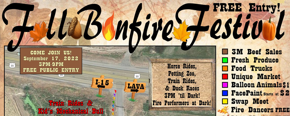 Fall Bonfire Festival at 3M Cattle Ranch