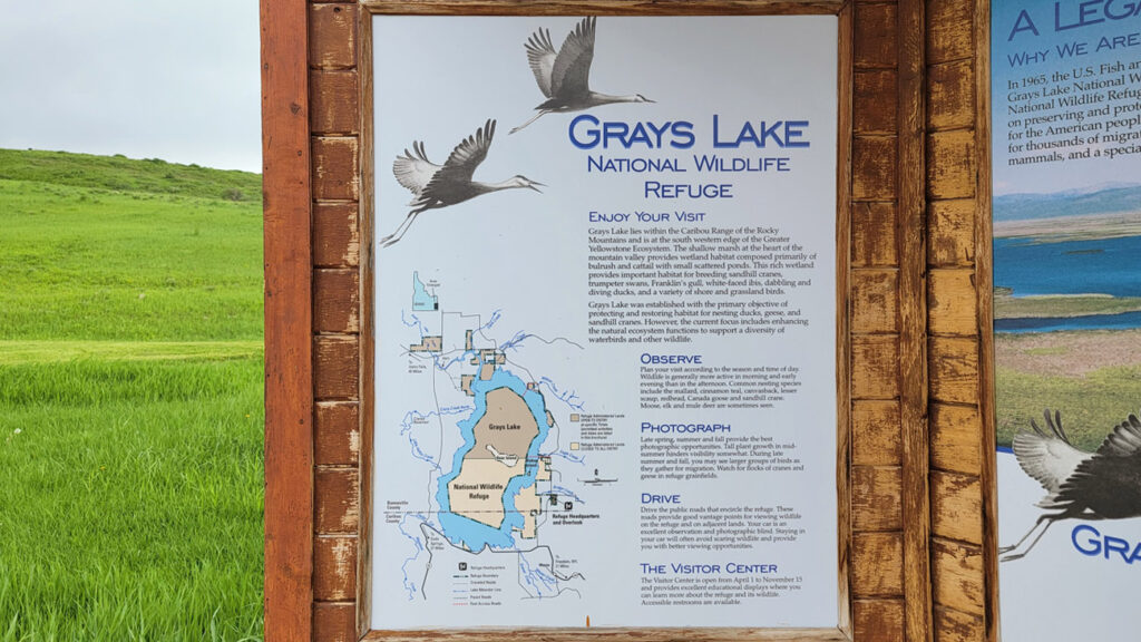 Grays Lake Wildlife Refuge in Southeast Idaho