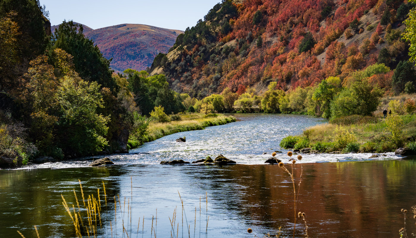 Fall colors road trip in Southeast Idaho