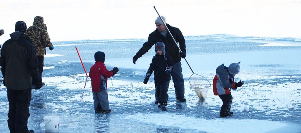 Ice Fishing in Idaho Bear Lake Cisco Fishiing