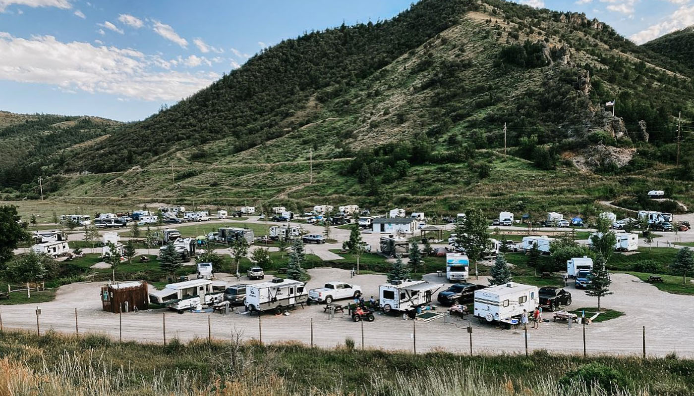 Lava Campground in Lava Hot Springs Idaho