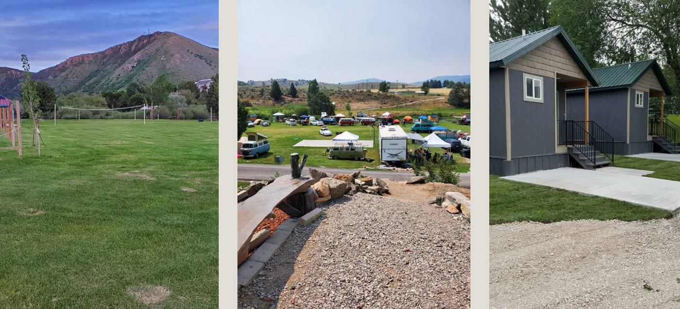 Lava Mobile Estates campground in Lava Hot Springs Idaho