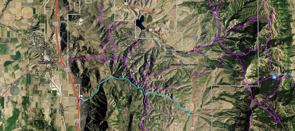 Malad Idaho Snowmobile & ATV Trails