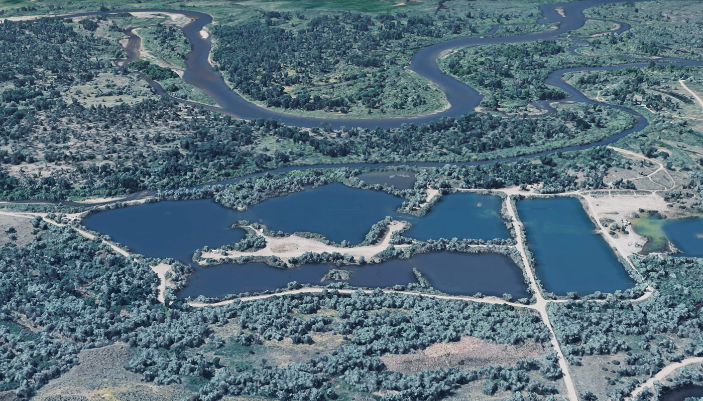 McTucker Ponds fishing and birding near Fort Hall Idaho