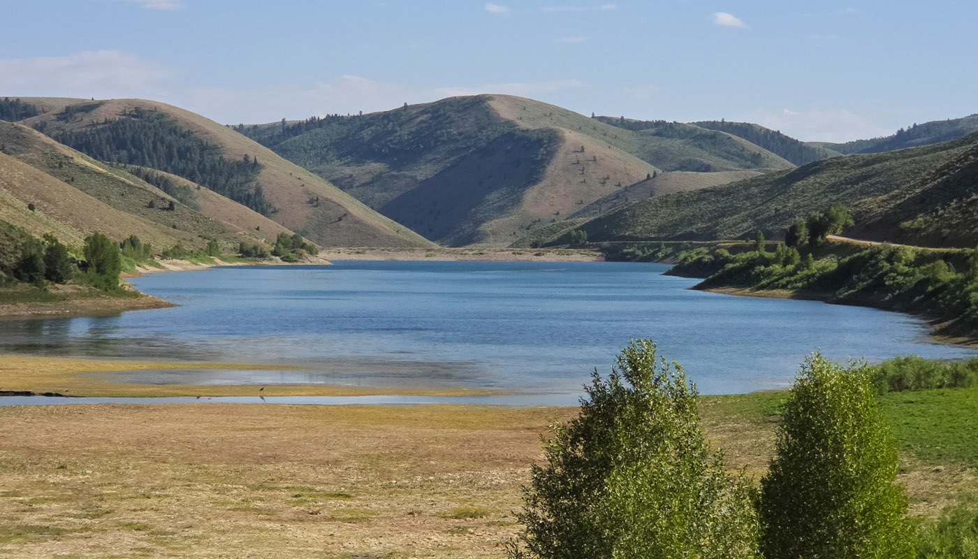 Montpelier Reservoir in Montpelier, Idaho