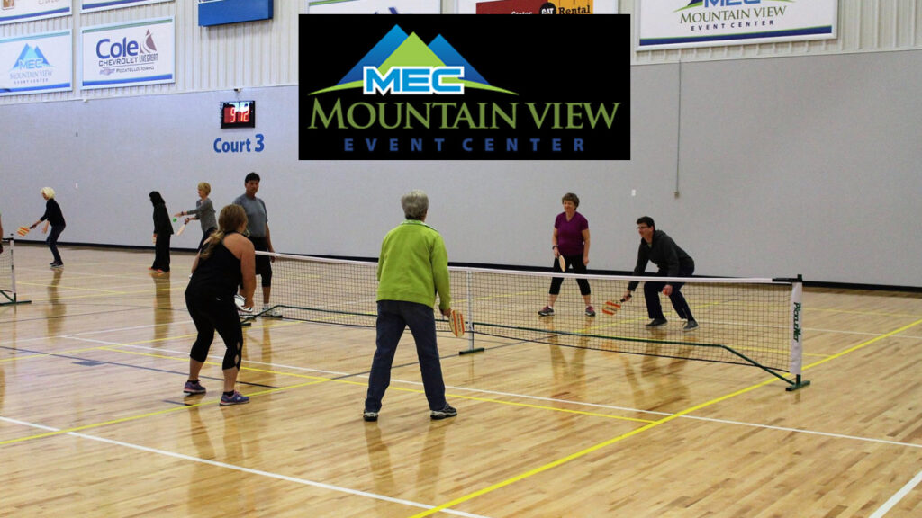 Pickleball Courts at the Mountain View Event Center in Pocatello Idaho