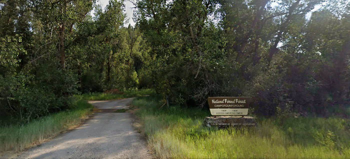 Tincup Campground near Alpine, Wyoming