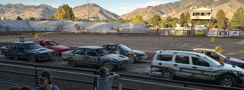 Trash Car Racing in Malad Idaho